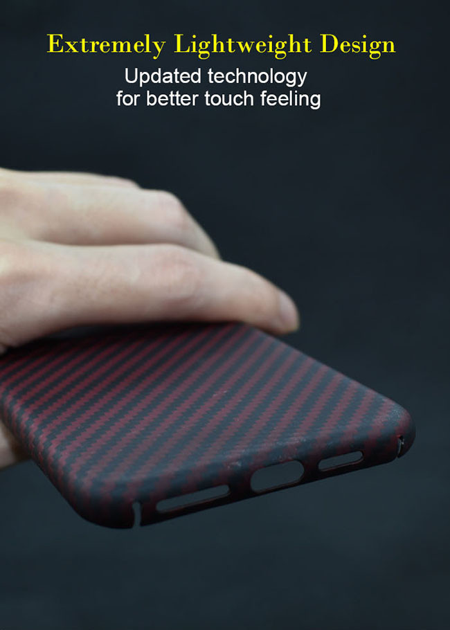 No Melting Point Real Aramid Fiber Phone Case For iPhone 11 Pro Max