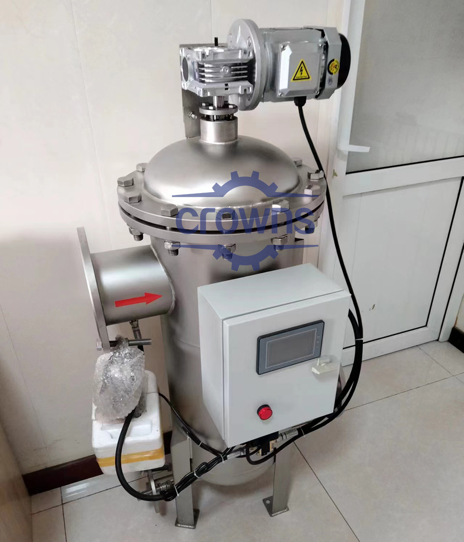 200 Micron Carbon Steel Automatic Self Cleaning Water Filter Auto Back Flush Filter Irrigation Filter