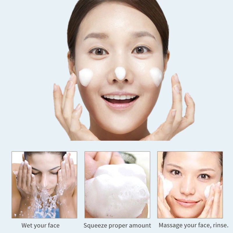 Facial Pore Cleanser Face Wash Deep Pore Cleanser and Oil Control Lavender Oil Amino Acid Facial Cleanser