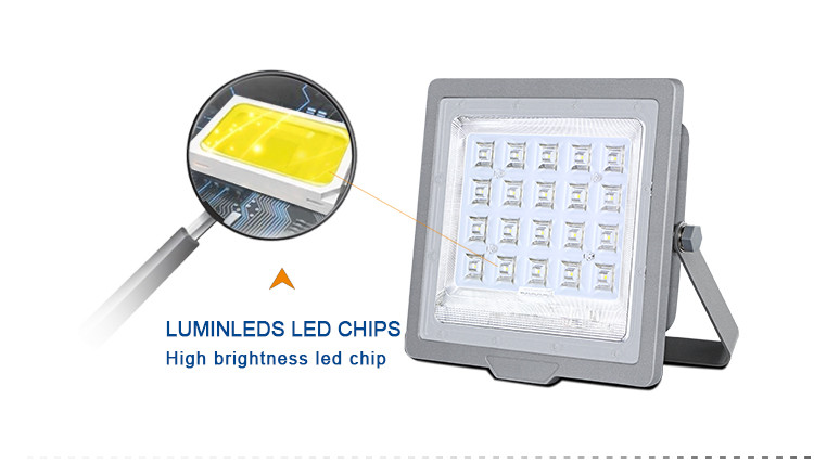 Multifunctional 200watt LED Solar Flood Light IP65 With Remote Control