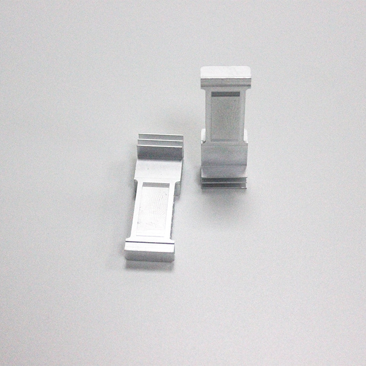 Industrial Silver Aluminum Extrusion Heat Sink Hard Anodizing