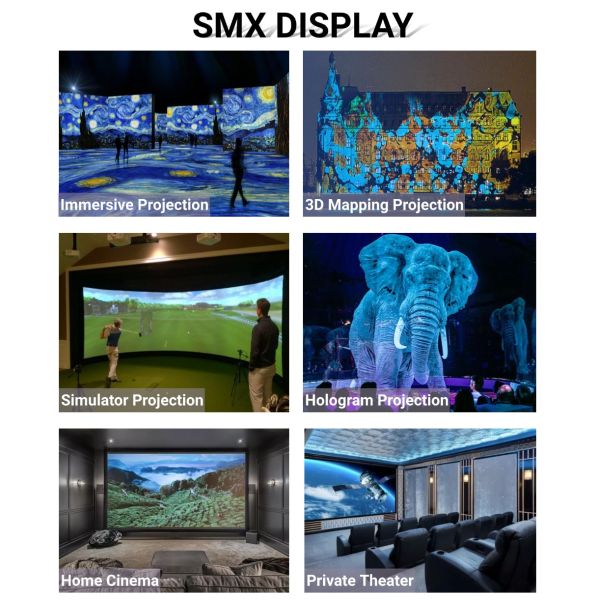 WUXGA 7000 Lumen Short Throw Projector 150 Inch Short Throw Projector 5000 Lumens