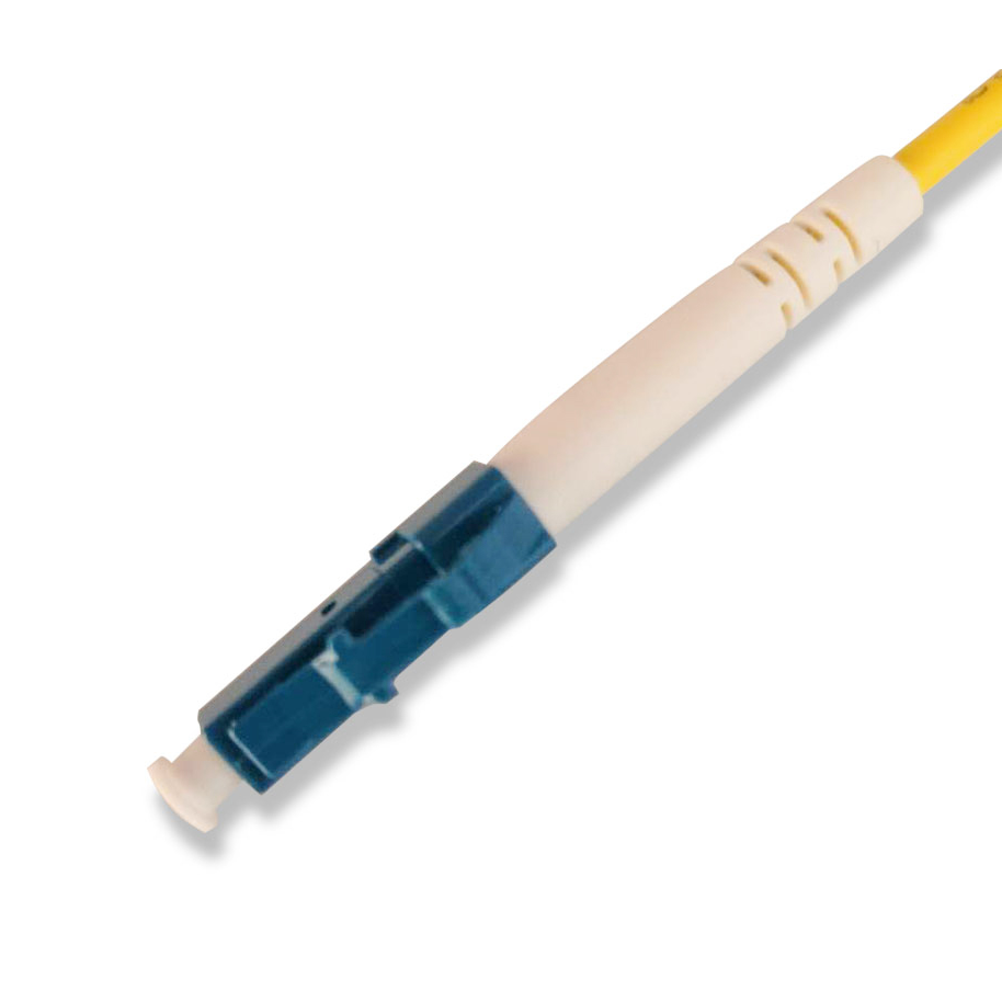 CATV PVC LC APC To LC APC Patch Cord Simplex Single Mode Fiber 5m 0
