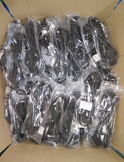 SGS 3 Prong AC Power Cord 220v UK Laptop Power Cord With Fuse