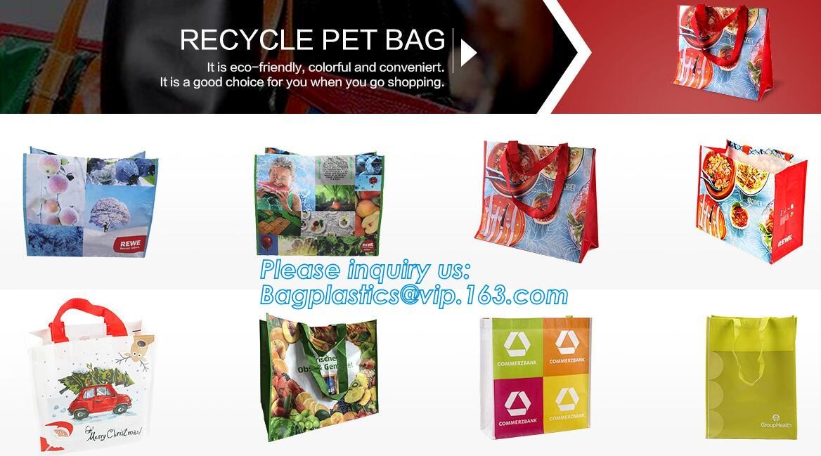 Eco friendly custom slogan laminated pp non woven bag with private logo, Home textile packaging non woven bag for bed sh