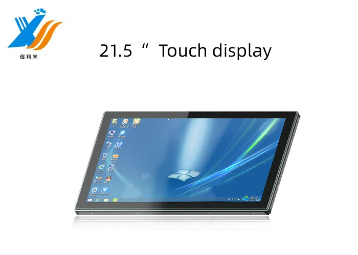 21.5" Waterproof Multi-touch projected capacitive Touch Screen panel Anti-UV AR AF AG lcd display led Monitor Customizable for industrial commercial