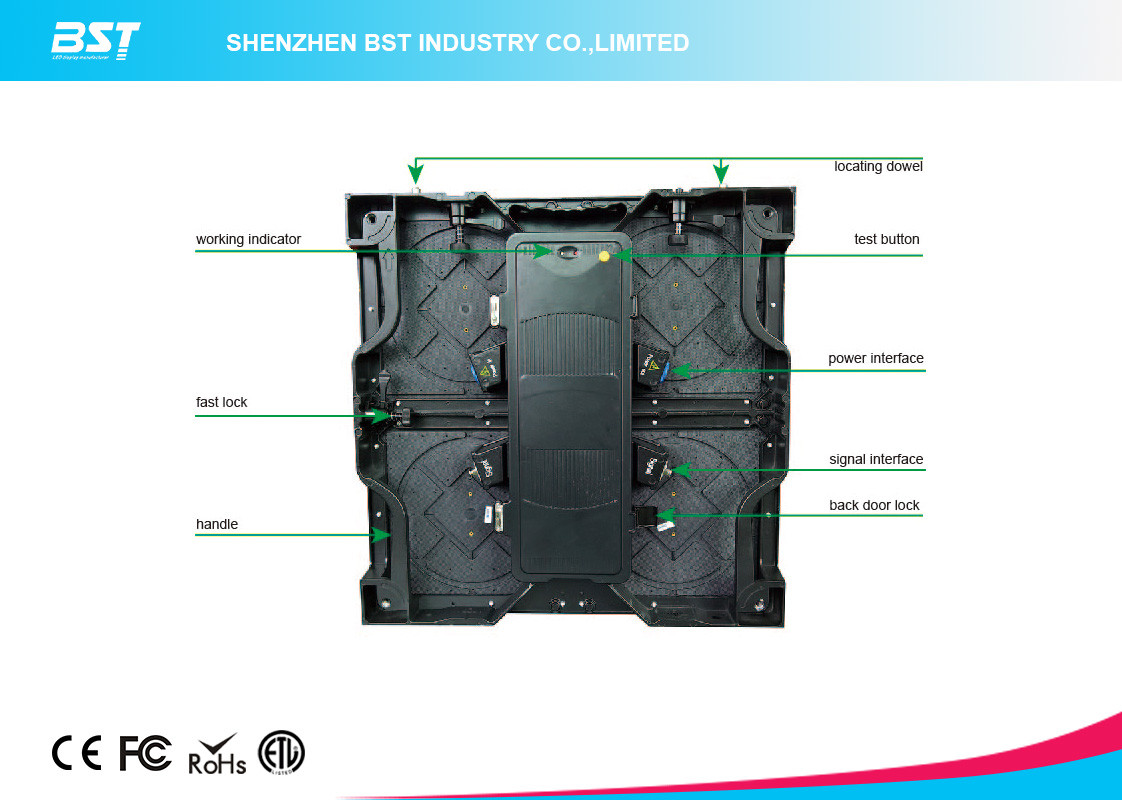 P4.8 SMD 3 In 1 Indoor Full Color Led Screen Video Wall Display For Event