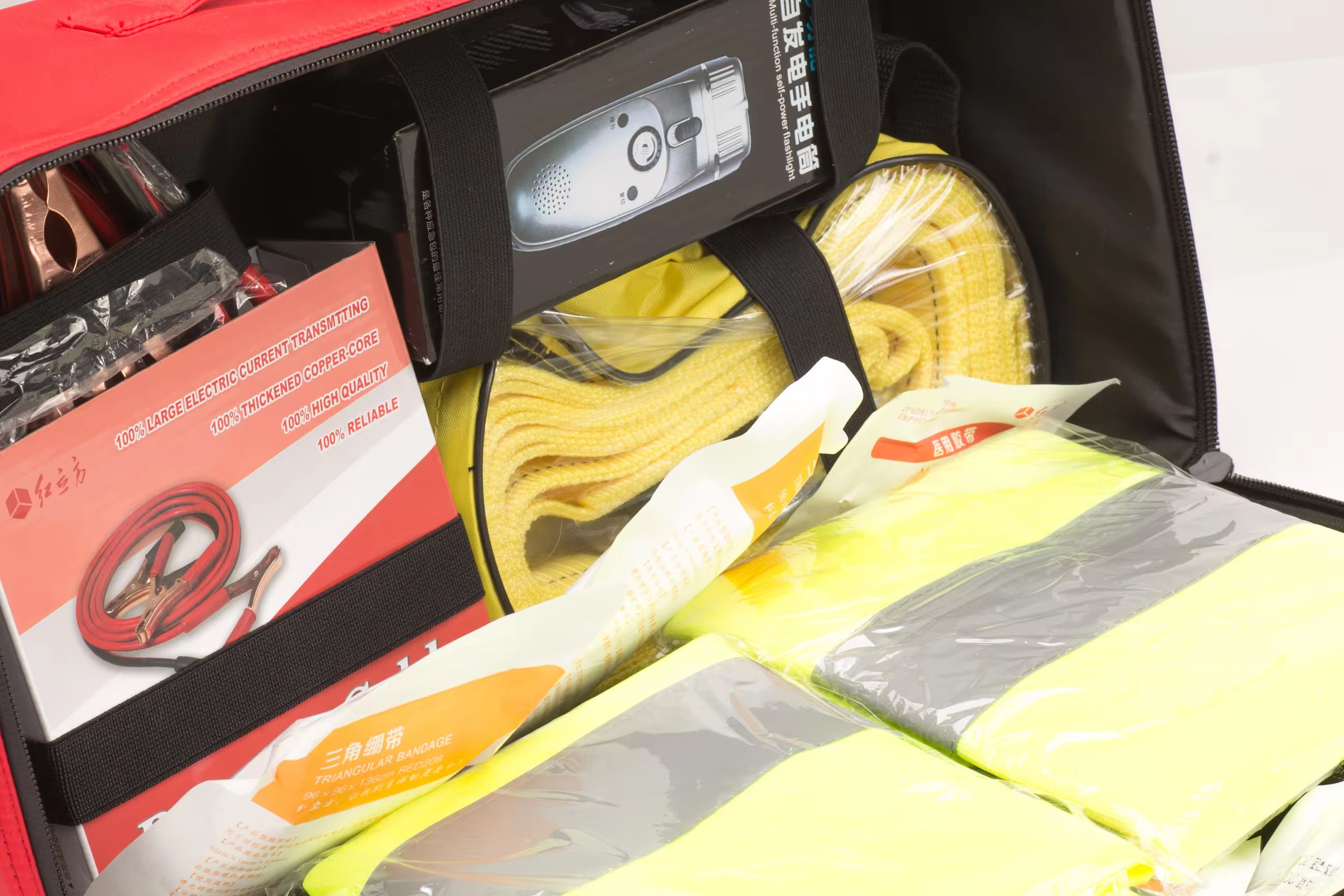 Red Color First Aid Tactical Bag Compact Lightweight And Packed With Essential Supplies First Aid Kit Bag Medical Kit