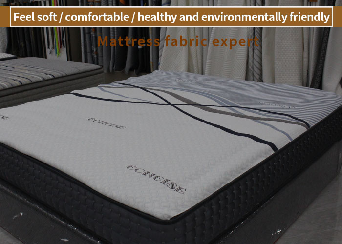 Jacquard Stretch Knit Pillowcase Mattress Quilted Fabric 210CM Width