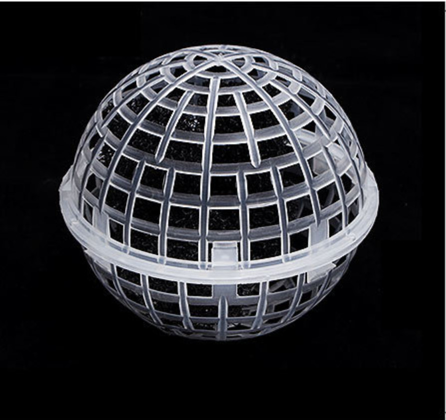 Porous rotating spherical suspension filler