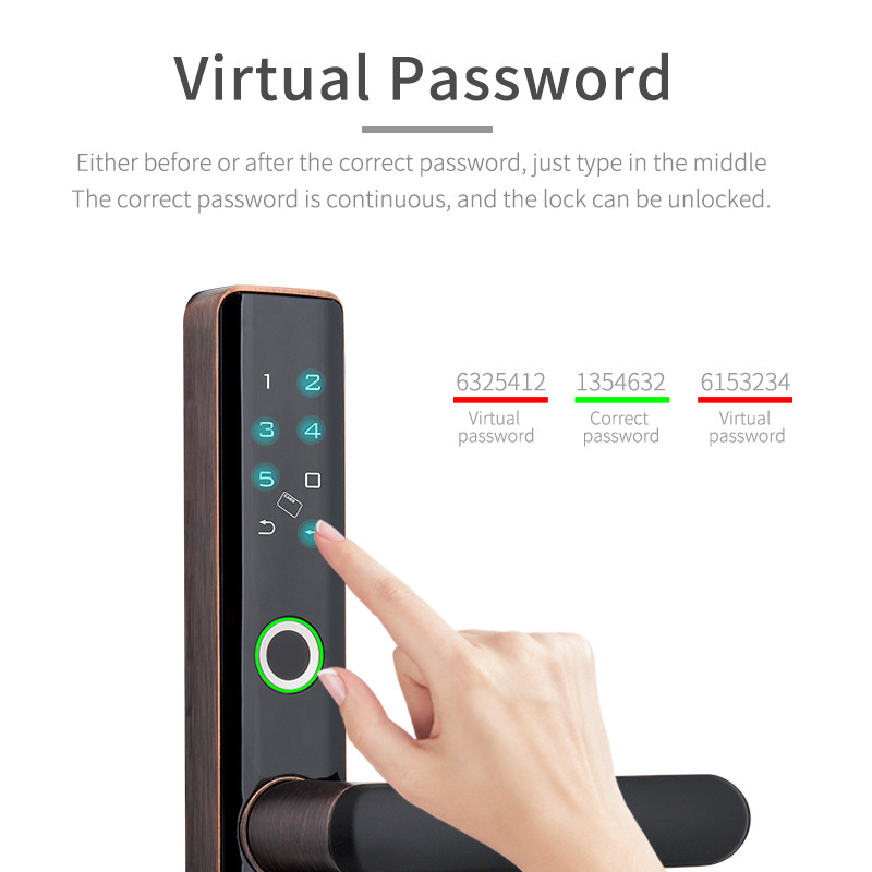 ODM Ttlock Digital Door Lock Zinc Alloy Wifi Smart Lock For Campus