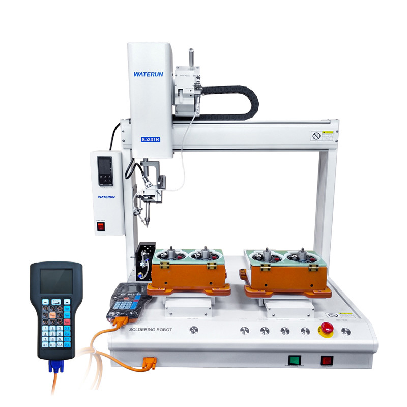 0.4-0.6 MPA Auto Soldering Robot , Multifunctional Dip Soldering Machine