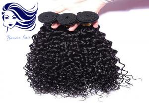 China Tangle Free Weave Human Hair / Brazilian Weaves Hair Extensions Double Weft on sale