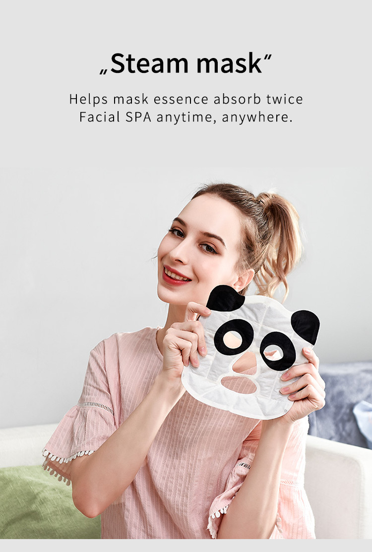 Panda Printing Steam Face Mask Facial Mask Sheets ISO Certificate