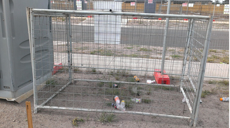 High quality construction building temporary rubbish cage