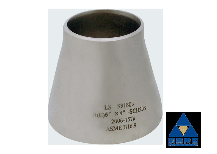 Reducing Shape SCH20S ASME B16.9 Steel Pipe Reducer 6'' X 4''