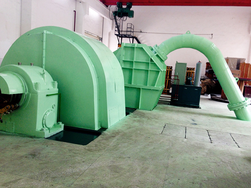 100kW - 50MW Stainless Steel High Head Pelton Turbine with 6-10kV Rated Voltage and Air/Oil Cooling