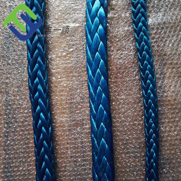 High Strength 12 Strands UHMWPE Braided Mooring Rope 36mm