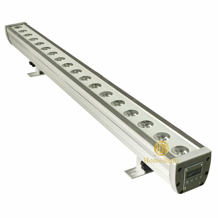 Outdoor Waterproof 18pcs 3W RGB LED Wall Washer Bar Lights Long Life Span Life 100000