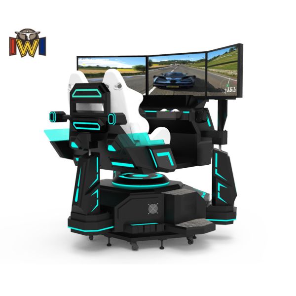 Racing Three Axis Motion Simulator 3 Screen Driving Simulator VR
