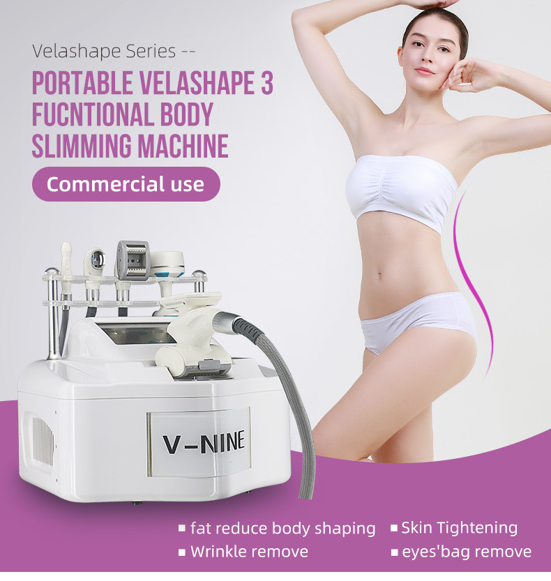 Vacuum Roller Slimming Machine 360 V9 velabody Cavitation Vacuum RF Machine