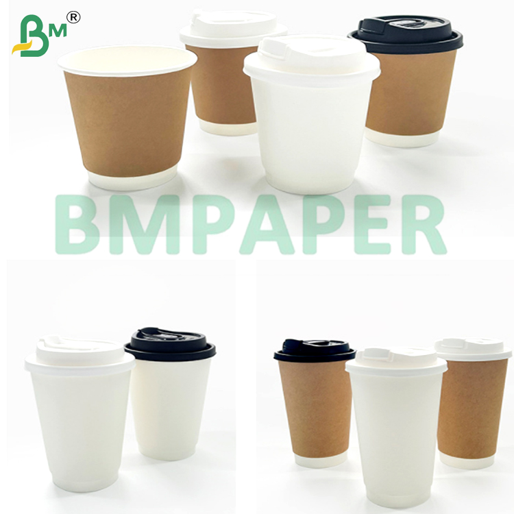 Single Side PE Coated Paper Cup Stock 230g 250g Waterproof Microwave Safe For Coffee Cups Soup Bowls
