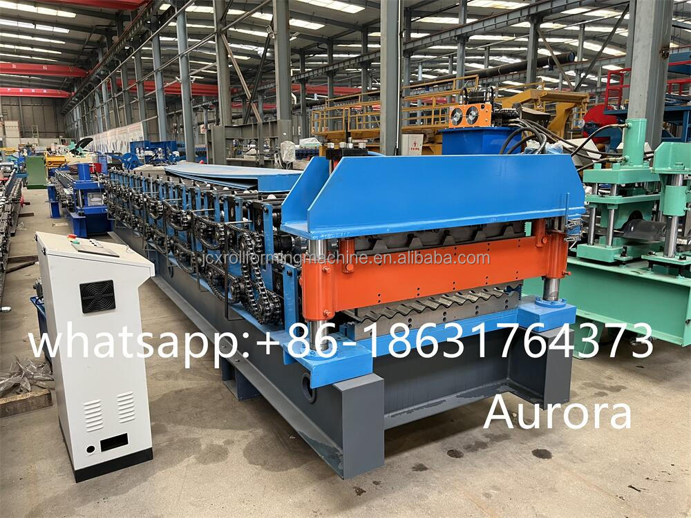 New Double Layer Trapezoidal And Corrugated Profile Steel Roofing Sheet Roll Forming Machine Roof Tile Making Machine