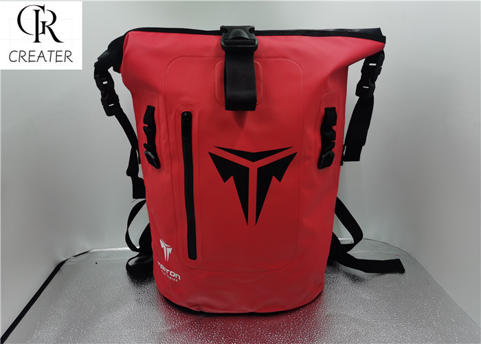 Waterproof Dry Bag Backpack 30L Red Large Insulated Thermal Bag
