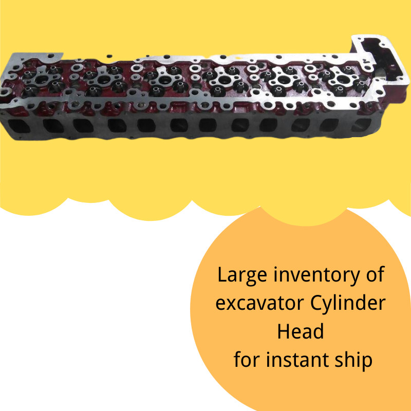 Excavator J08E Engine Cylinder Head 11101-E0530 For SK330 SK350-8