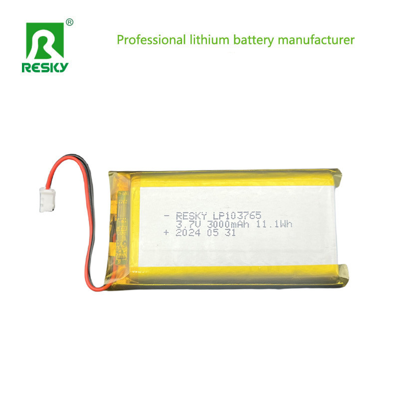Lithium Polymer Battery Cell 103765 3.7V 3000mAh 11.1wh Small Digital Product