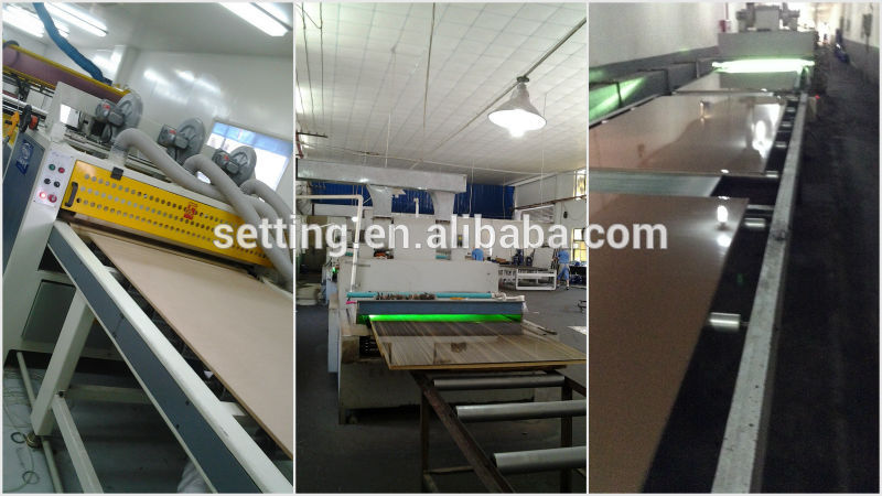 E1 grade UV MDF board for kitchen and Wardrop