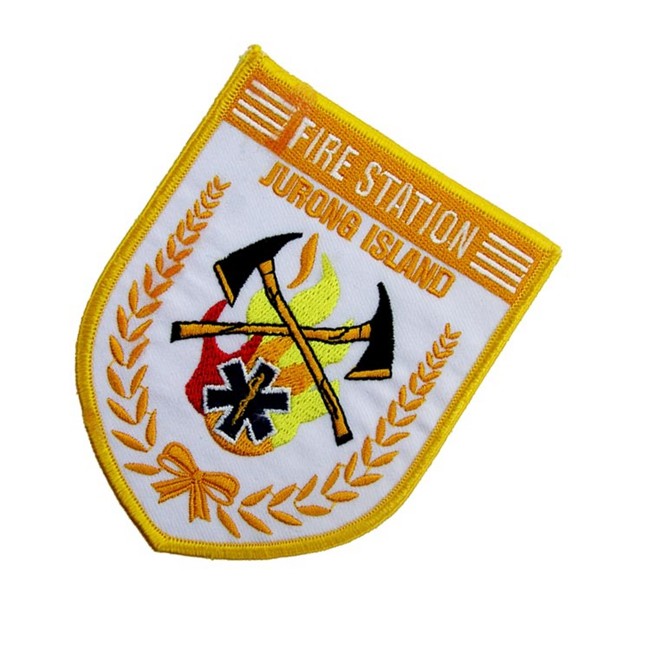 3D Embossed Fire Department Patches