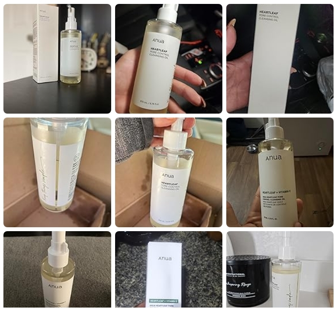 ODM Heartleaf Pore Control Moisturizing Facial Cleanser Oil For Face Makeup Blackhead Remover 6.76 Fl Oz