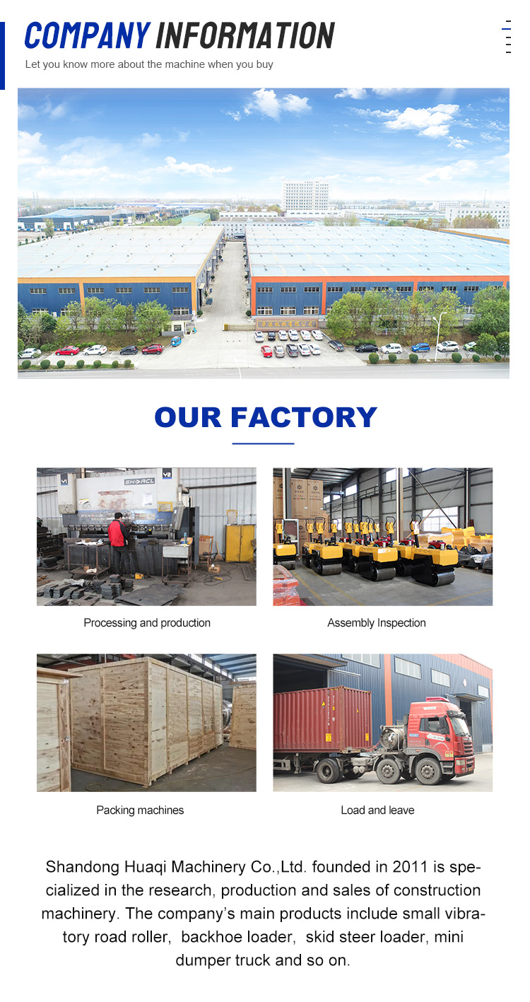 Fully Hydraulic System Double Single Drum Vibration Road Roller Ride for Road Compaction
