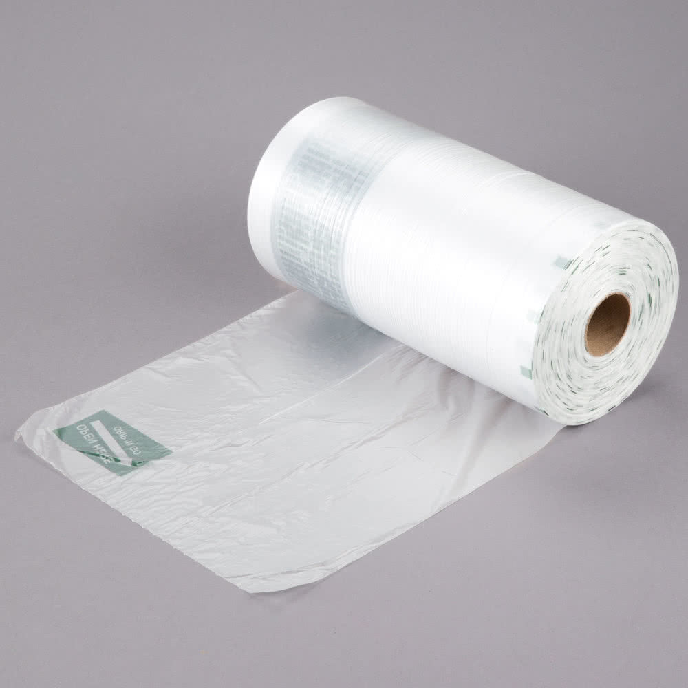 Recyclable Hdpe Produce Bags 10" X 15" Side Print Environmental Friendly