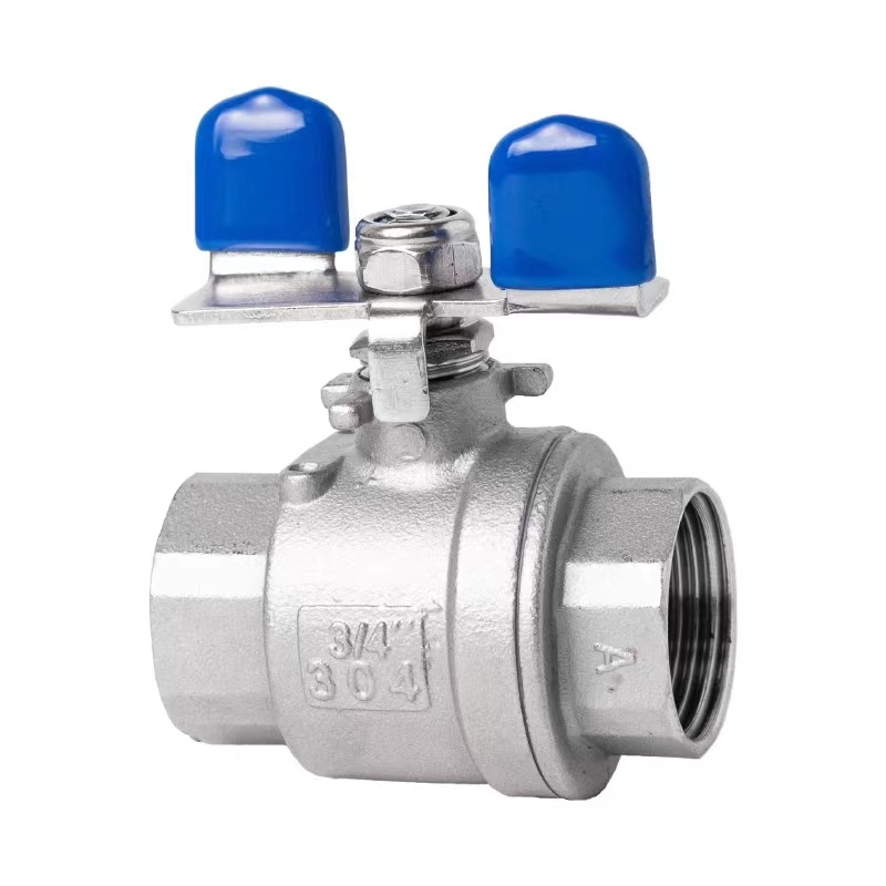 Stainless Steel Thread Full Bore Floating Ball 2PC Ball Valve