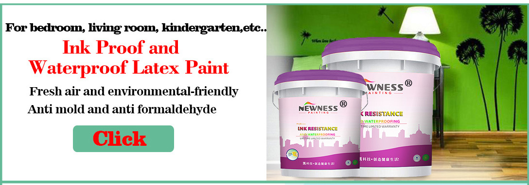 Brush Application Eco-friendly Emulsion Interior Wall Paint in Pink for Custom Color