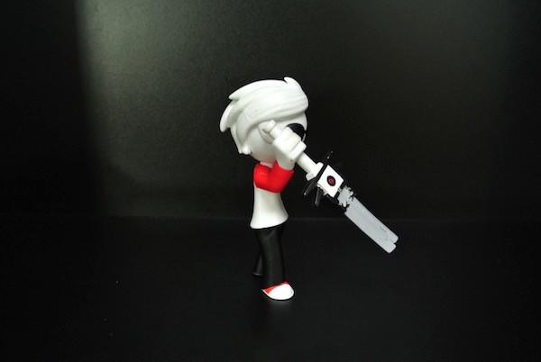 White Hair Dave Anime Action Figures , Plastic Action Figures Customized Color