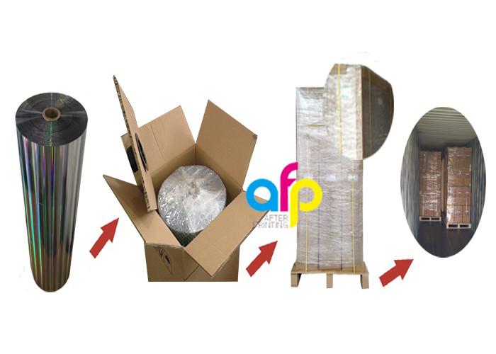 Metallic Colors Metallized Film , Reflective Polyester Film Giftbox Lamination