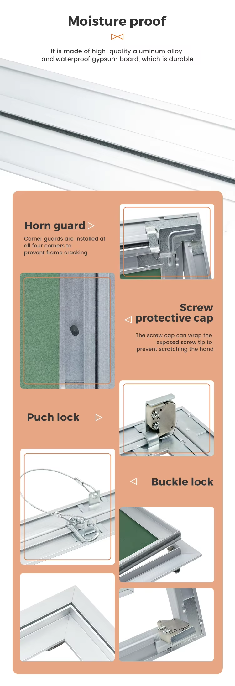Gypsum Board Access Panel Ceiling Access Panel