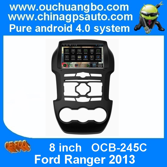 Ouchuangbo Pure Android 4.0 DVD Multimedia Stereo Player for Ford Ranger 2013 GPS Navi iPo