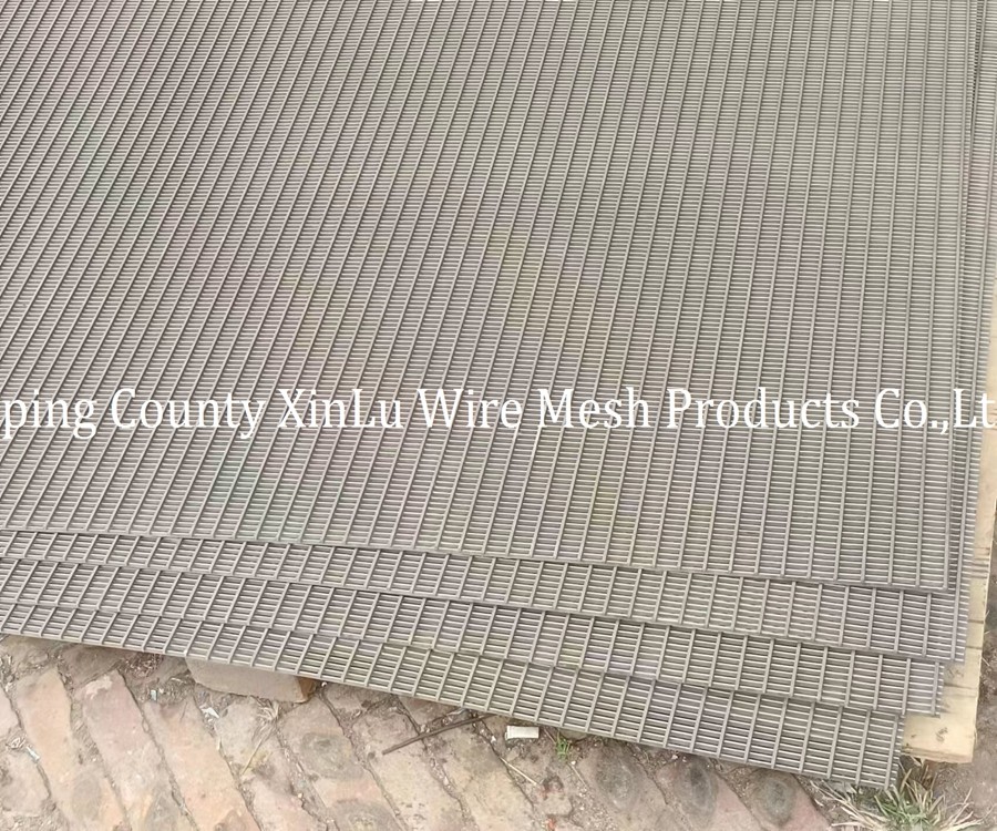 Wire Wrapped Screen Panel V Wire 2.5x4mm for Wire Mesh Filter Applications