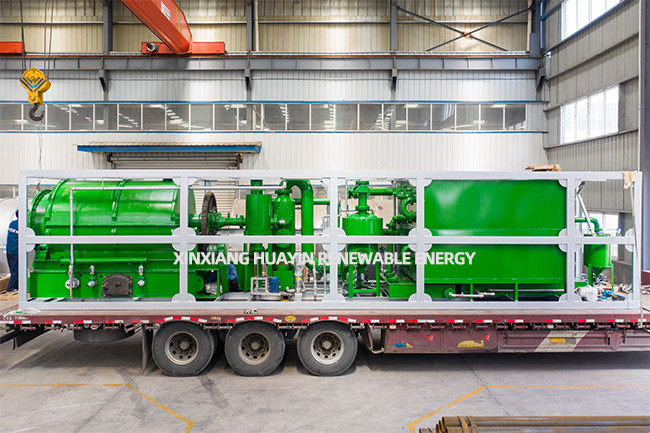 1 Ton Pyrolysis To Diesel Plant Container Type Small Scale Plastic Pyrolysis Plant