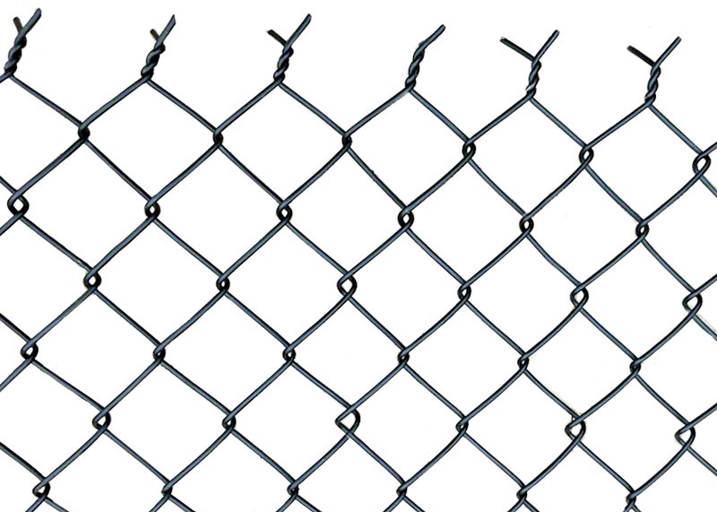 Decorative Tennis Court Mesh Fencing , Chain Link Security Fence 40x40mm