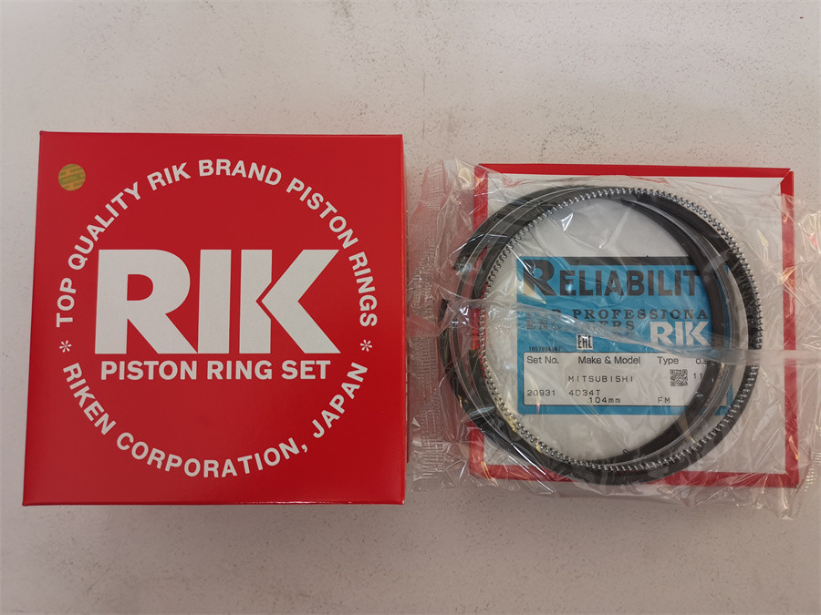 Diesel Engine 4D34T RIK Piston Rings ME997240 104mm Cylinder Diameter