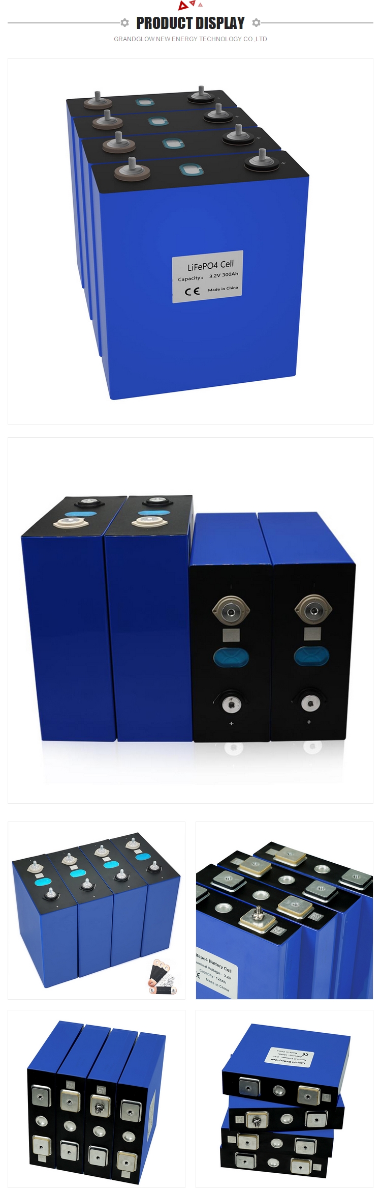 Truck Lithium Power Battery 3.2V 60AH 50AH For License Plate Monitoring Device