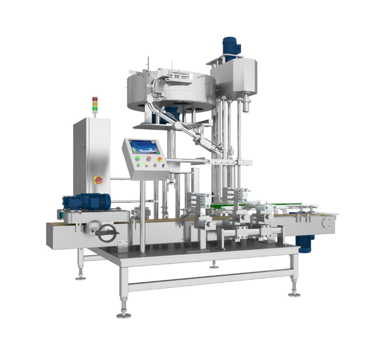 Pesticides 5-30L Drum Single Head Automatic Capping Machine
