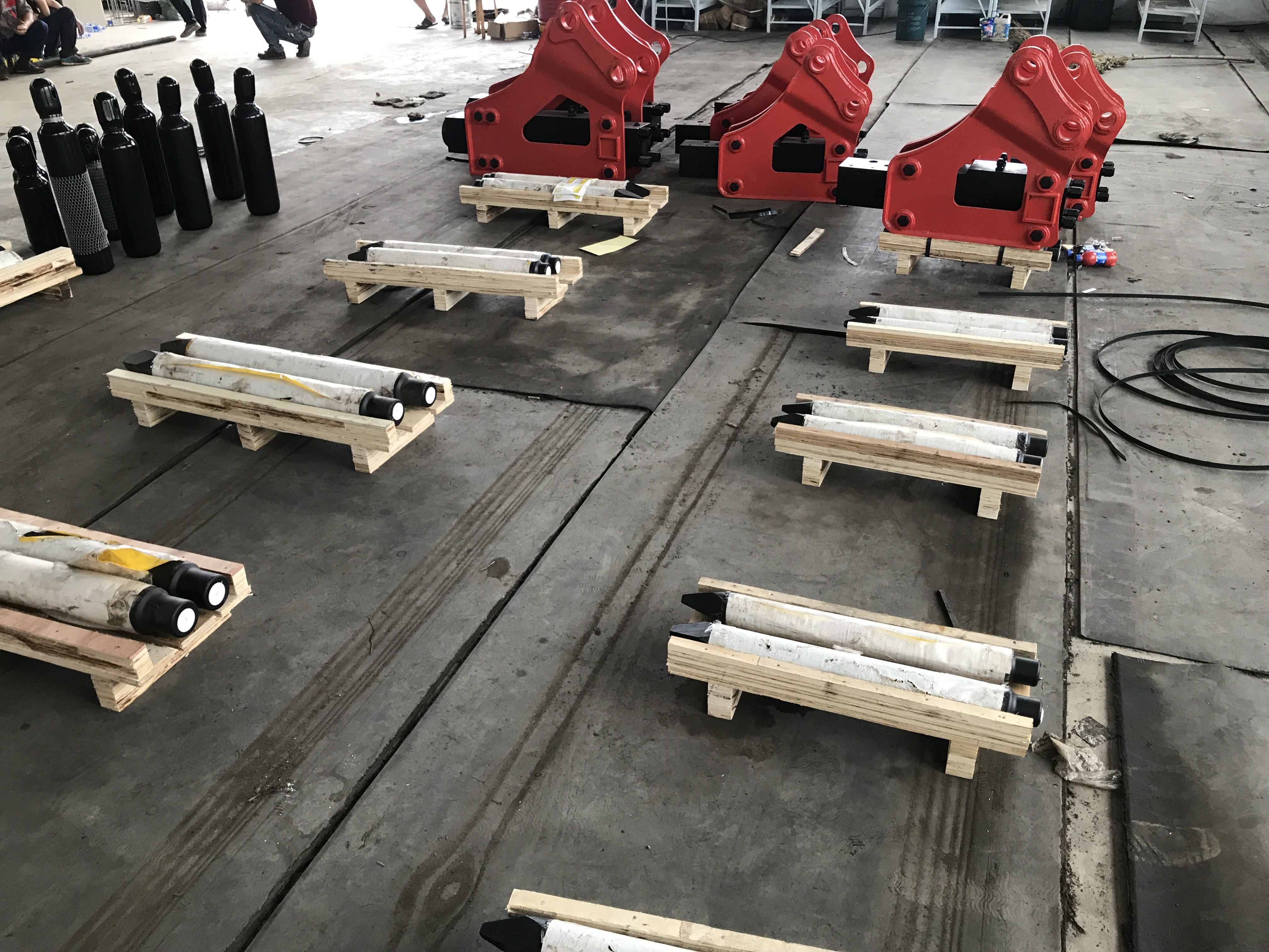 Hydraulic 68mm Excavator Breaker Parts Rock Hammer