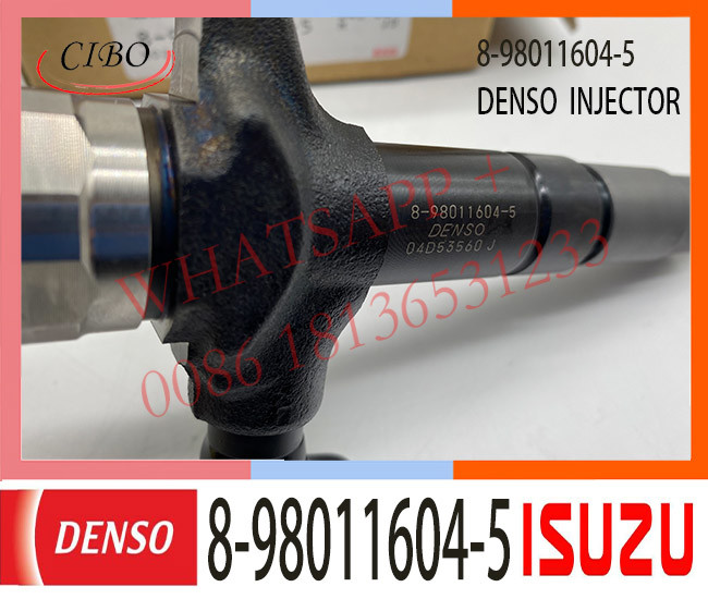8-98011604-5 DENSO Diesel Engine Fuel Injector 8-98011604-5 095000-6980 095000-6981 For Isuzu 4JJ1