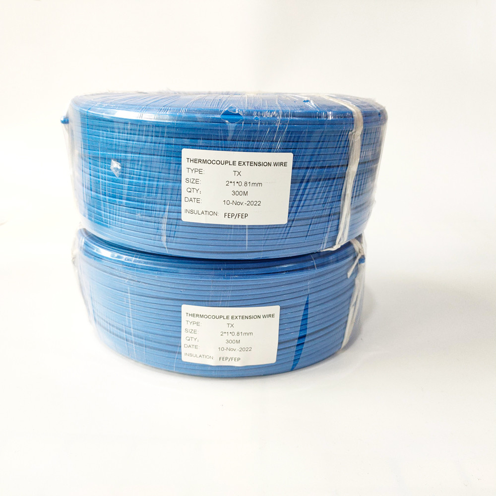 High Temperature Cable Thermocouple Compensation Wire Type T Thermocouple Extension Wire